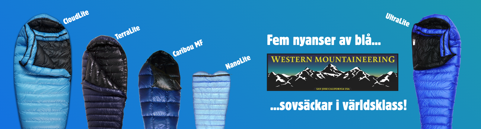 Varma sovsäckar för vinterns turer