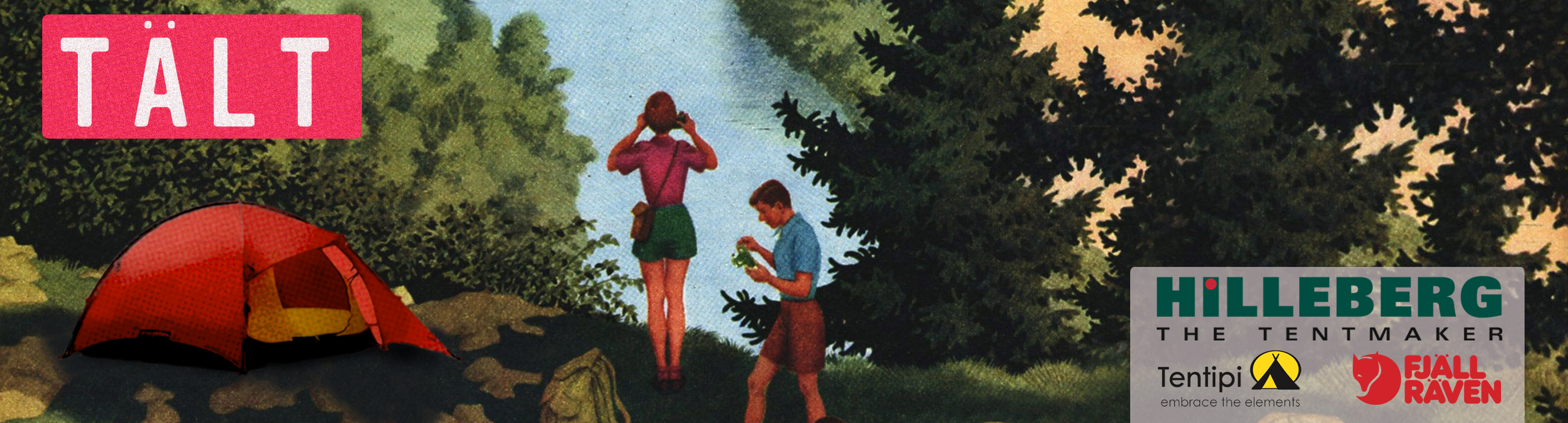 Tält och tipis från Hilleberg, Tentipi och Fjällräven 
