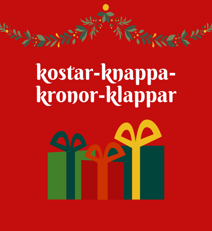 Julklappar för några hundralappar