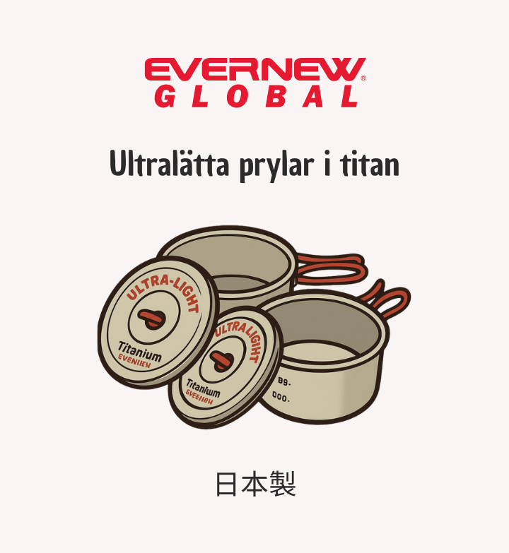 Lätta köksprylar i titan