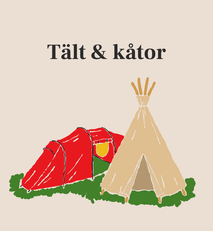 Tält och kåtor från Hilleberg, Tentipi, MSR och Fjällräven