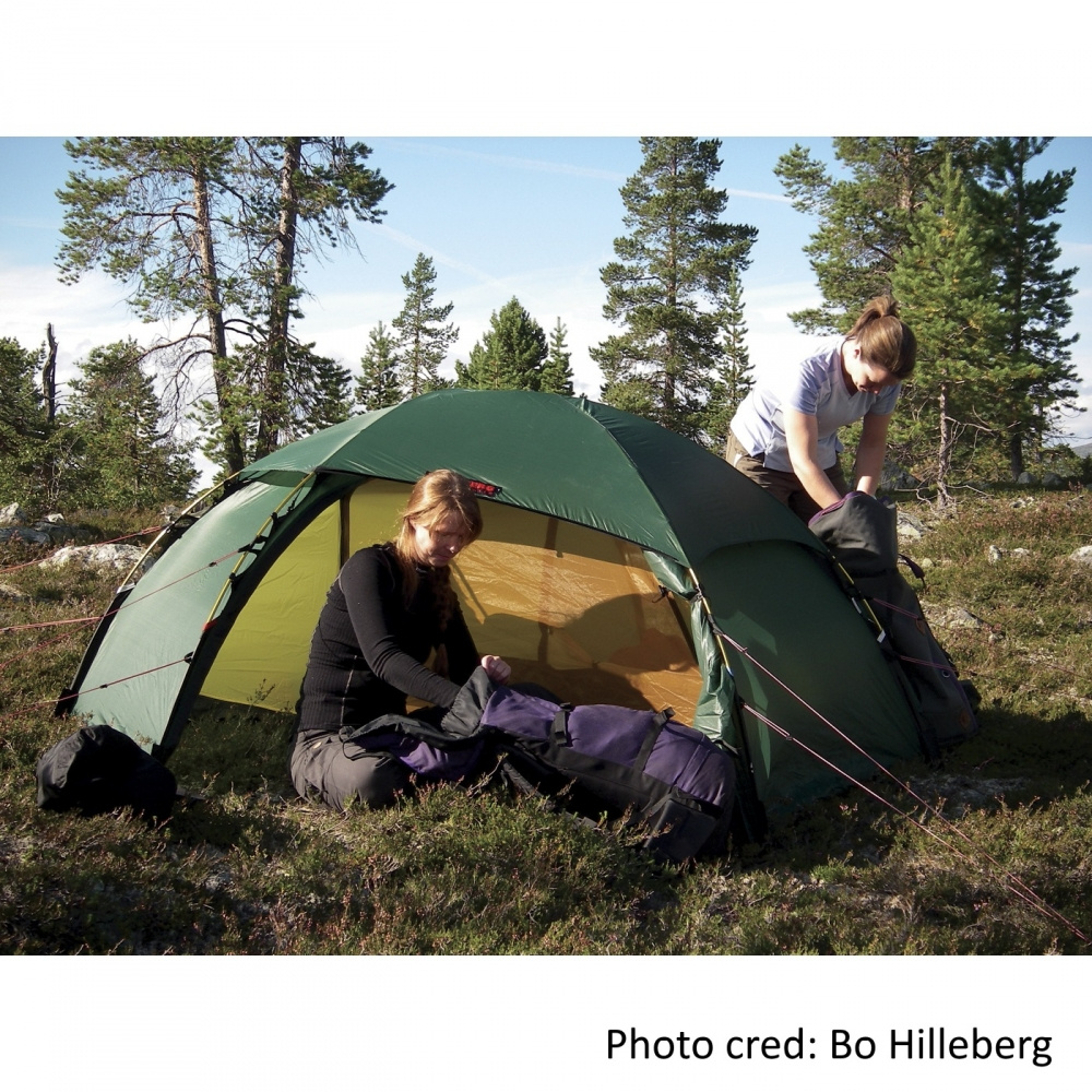 Hilleberg Allak i sommarmiljö