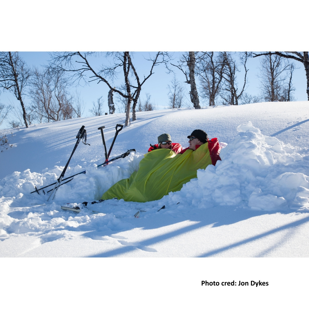 Hilleberg vindsäck på vinterturen