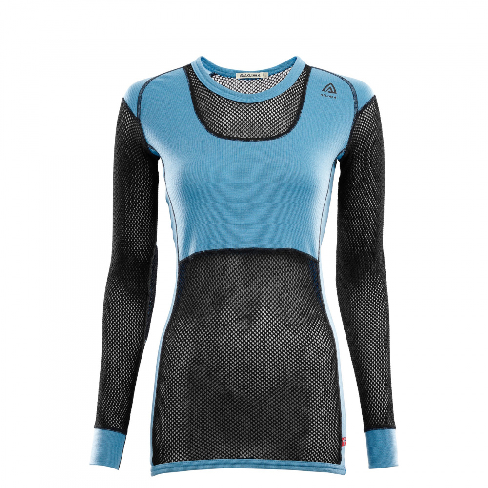 Aclima Woolnet Crewneck Ws är underställströjan i ull för intensiva aktiviteter