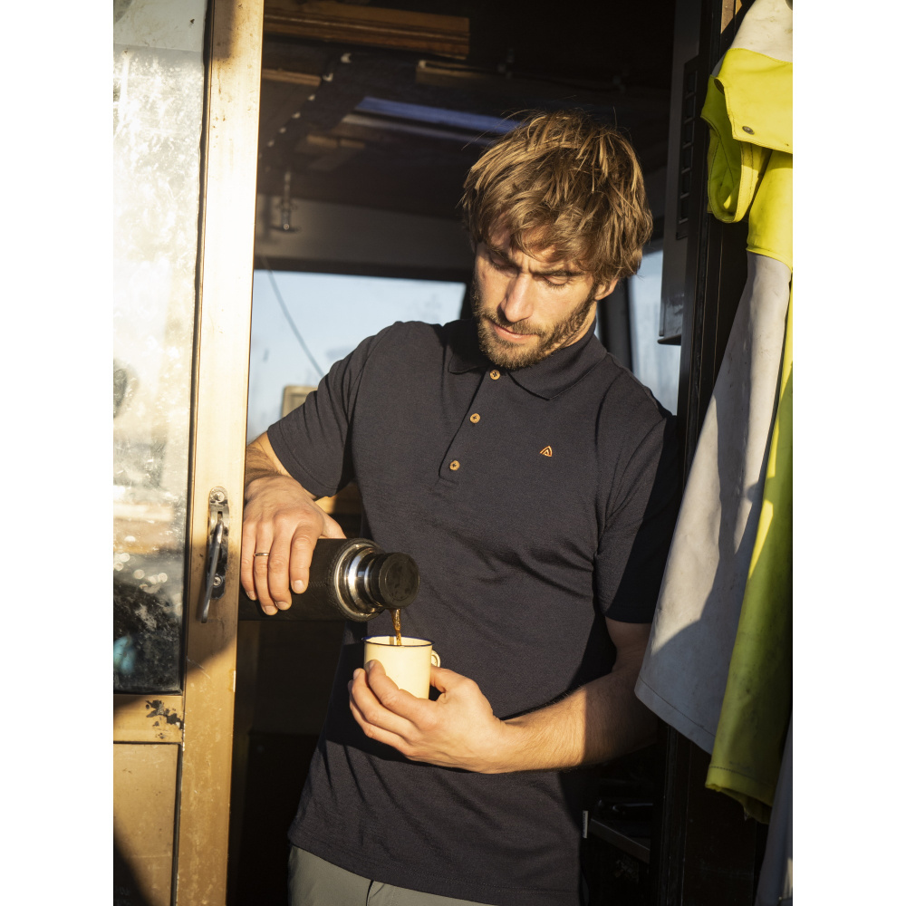 LeisureWool Pique Shirt Man