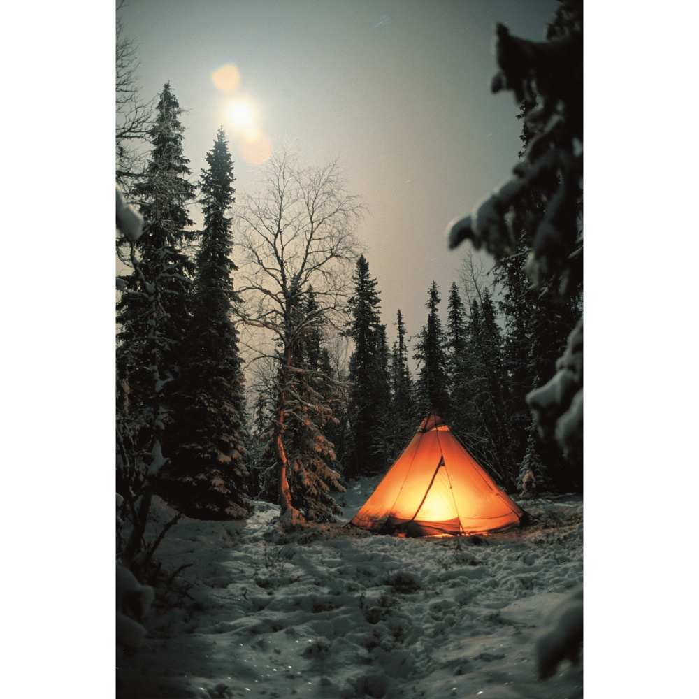 Tentip Safir 7 BP tältkåta i vintermiljö