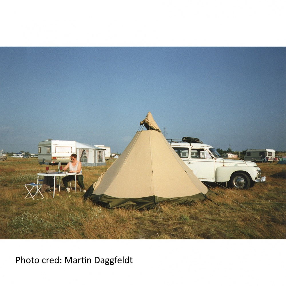 Tentipi Zirkon 5 BP tältkåta uppslagen