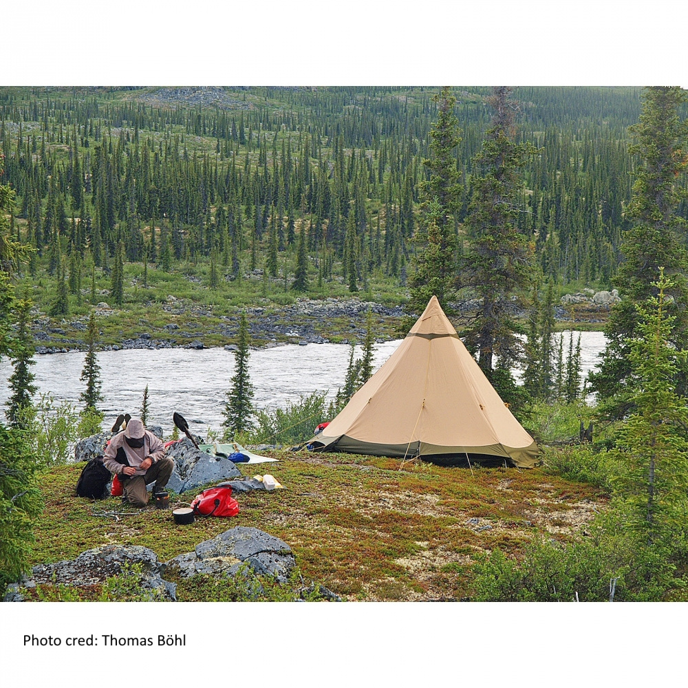 Tentipi Zirkon 5 BP tältkåta i fjällmiljö