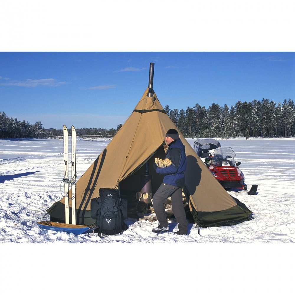 Tentipi Zirkon 9 BP tältkåta på vintertur