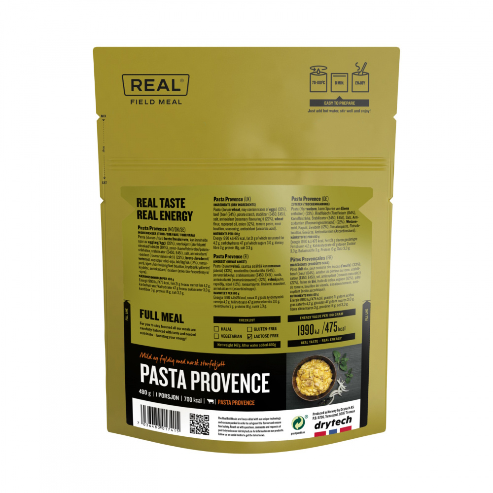 Field Meal Pasta Provence 