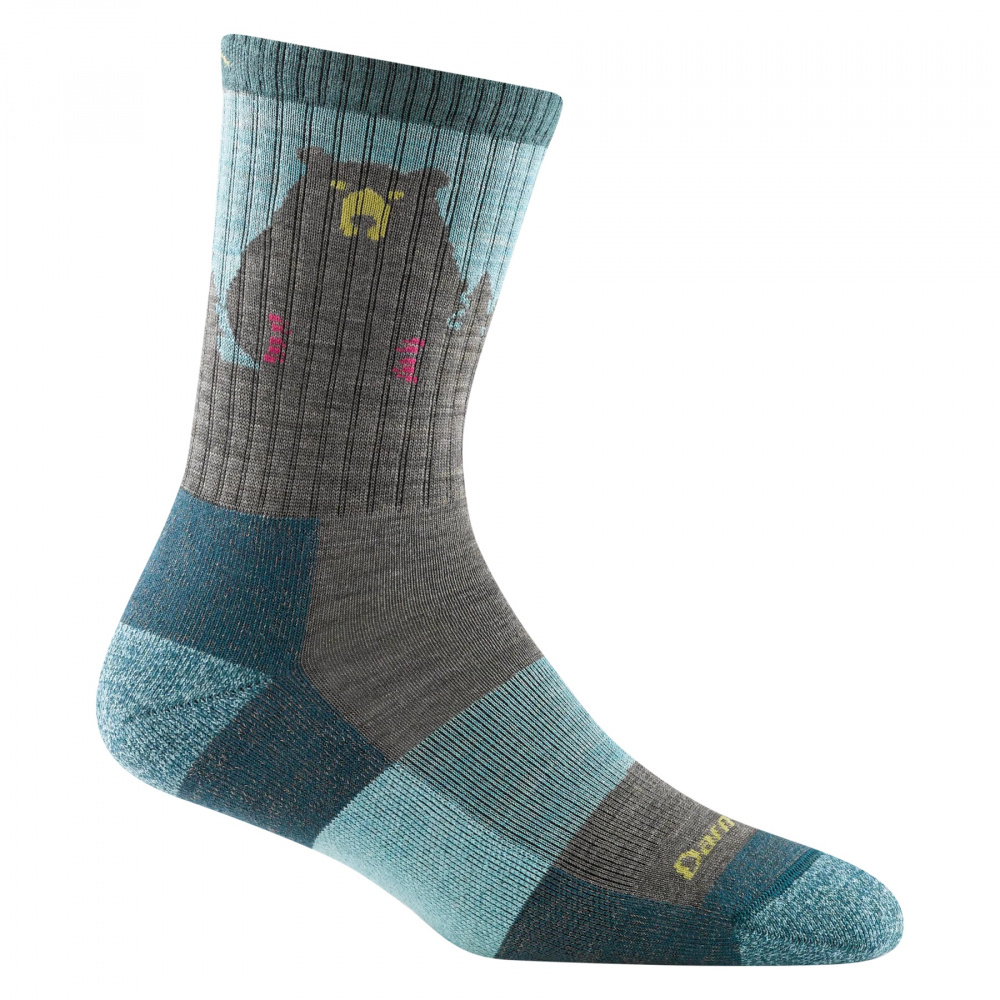 Ws Bear Town Midweight Sock Aqua