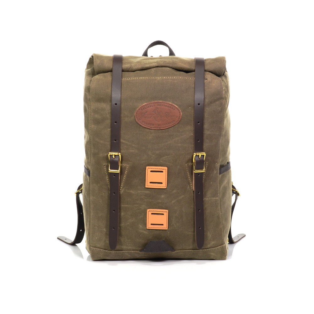 Arrowhead Trail Rolltop Pack w. Buckskin