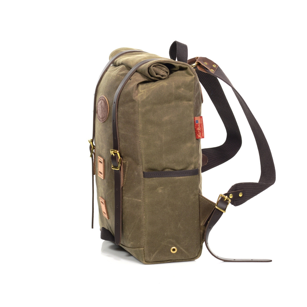 Arrowhead Trail Rolltop Pack w. Buckskin