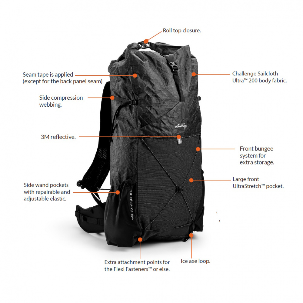 Padje Ultralight 45 L