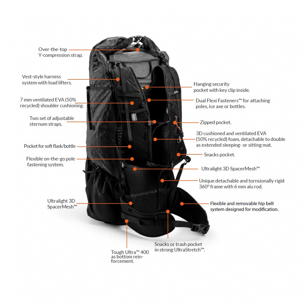 Padje Ultralight 45 L