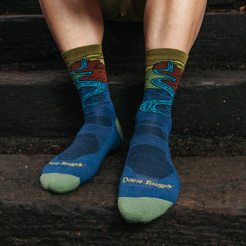 Ms Chasing Waterfalls Micro Crew Lightweight Sock