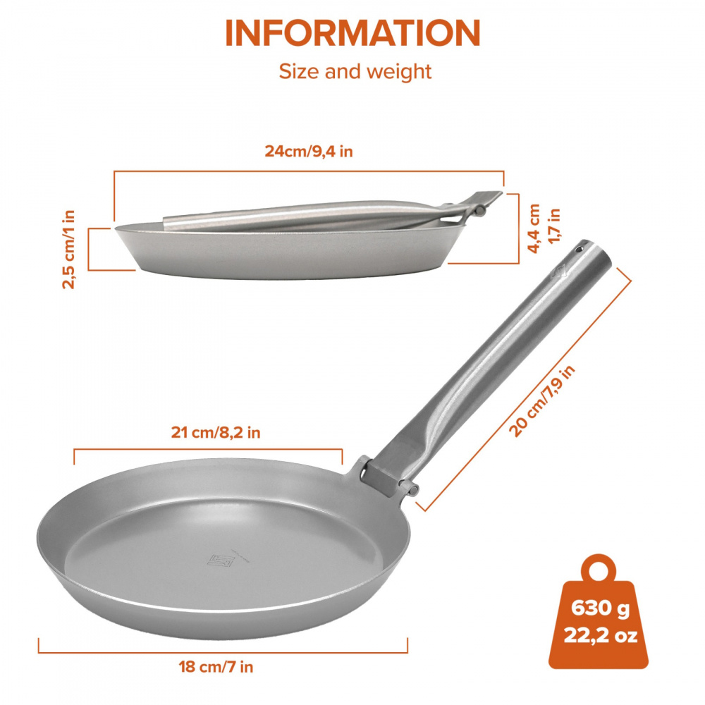 Jägarstekpanna S2 21 cm